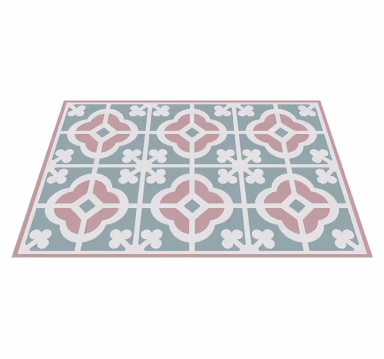 Pastel cement tiles home placemats - TenStickers