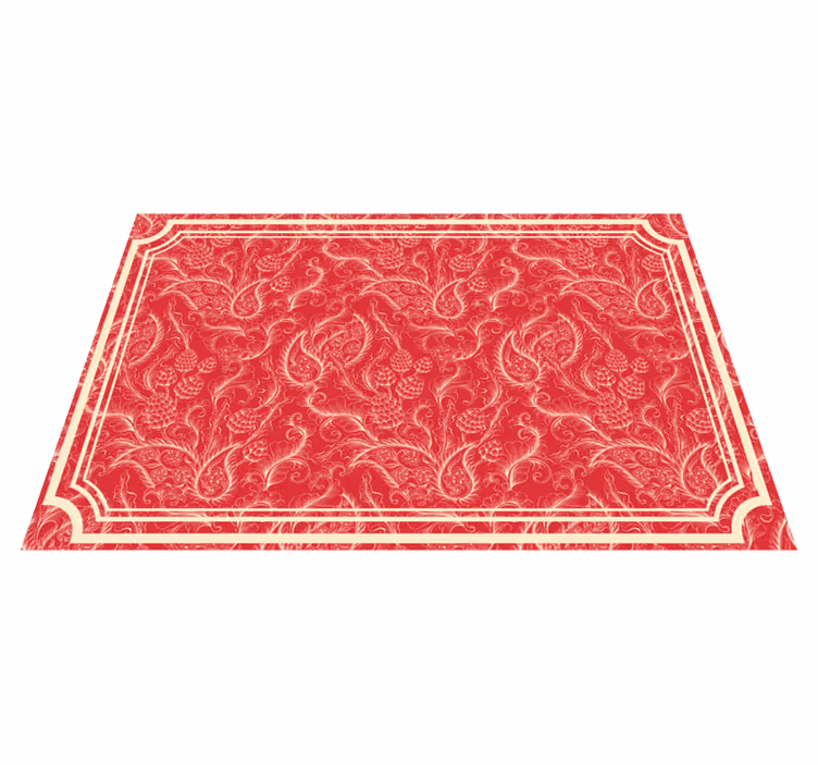 Placemat with floral design - TenStickers
