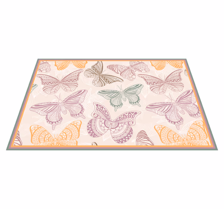 Original placemat with elegant butterfly design - TenStickers