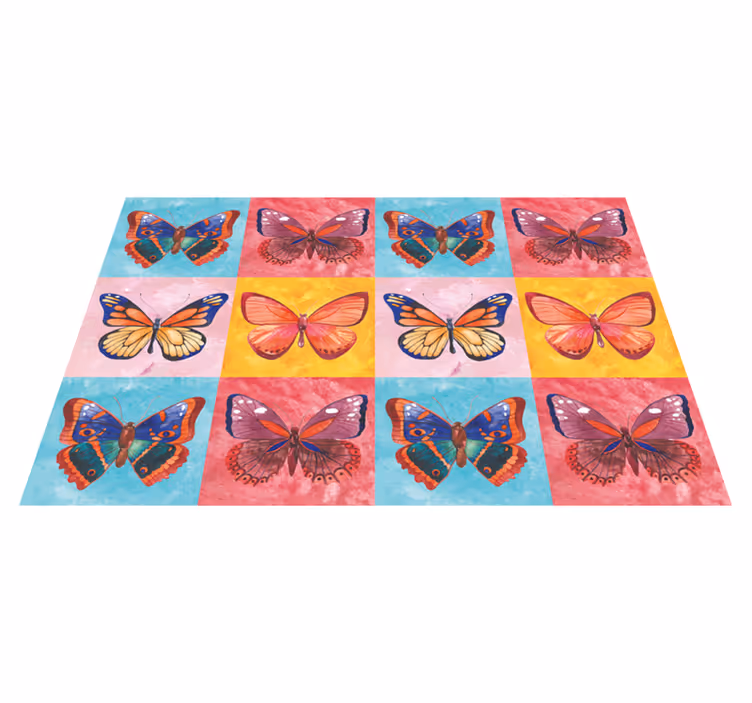 Original placemat lively butterfly design - TenStickers
