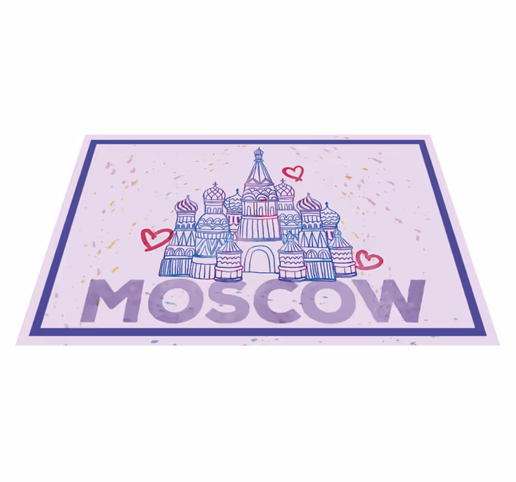 Original placemat moscow landmark design - TenStickers