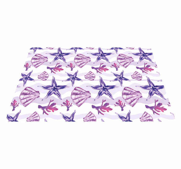 Original placemat with seashell designs - TenStickers