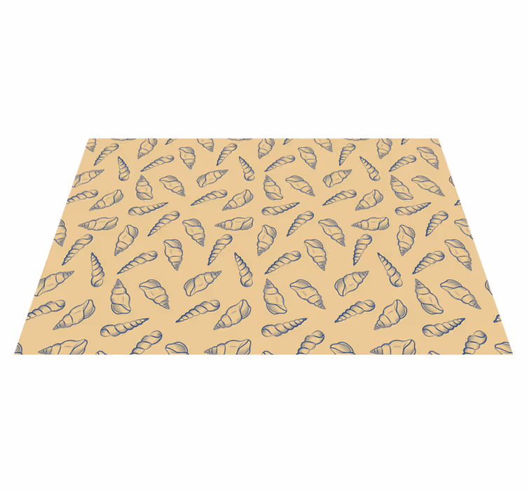 Shell pattern surface placemat - TenStickers