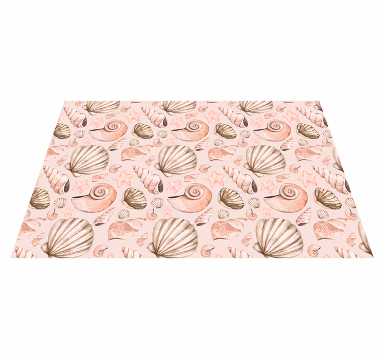 Original placemat with seashell pattern design - TenStickers