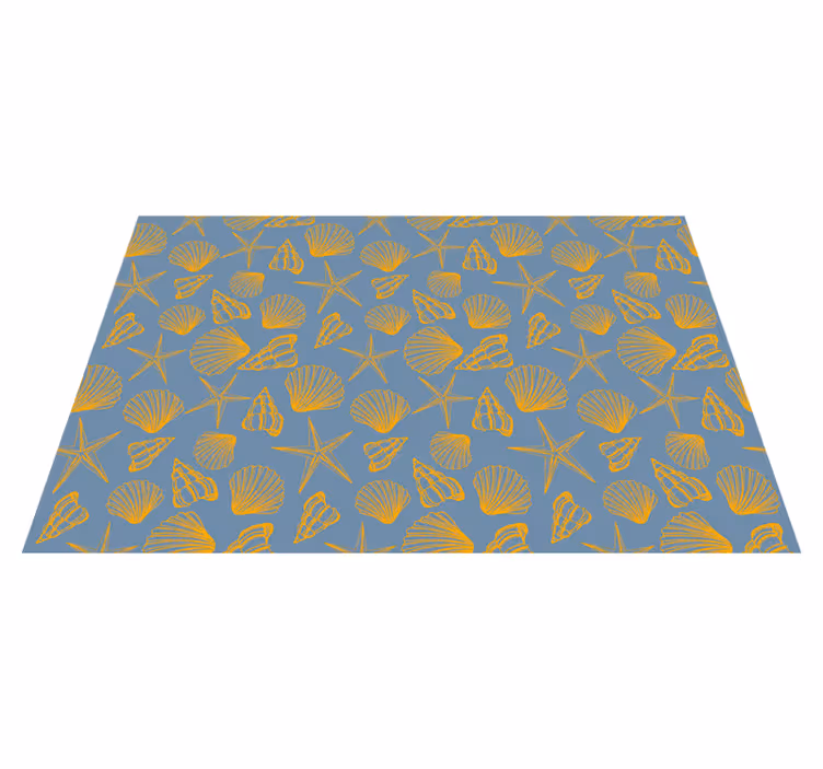 Seashell pattern placemat - TenStickers