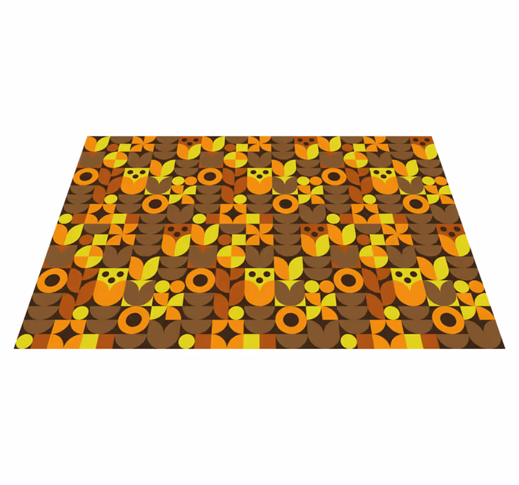Original placemat colorful geometric designs - TenStickers