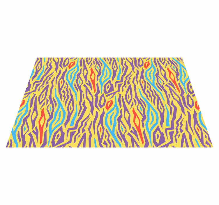 Colorful abstract pattern placemat - TenStickers