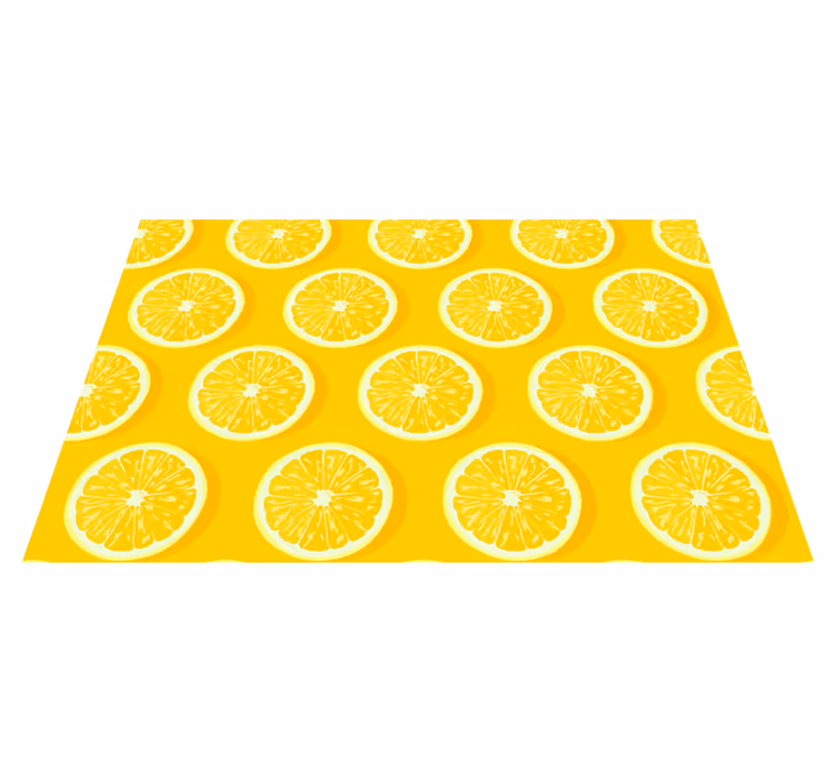Original placemat bright lemon slices - TenStickers