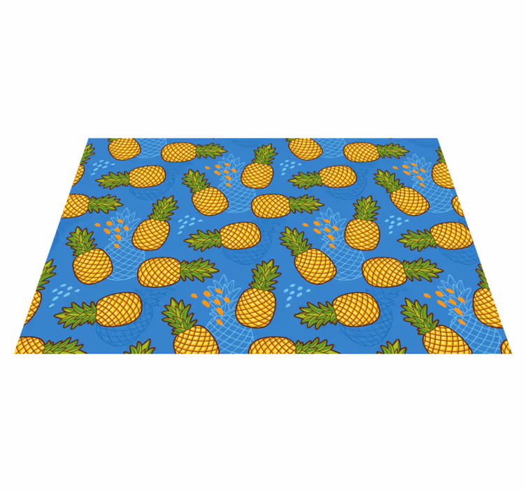 Original placemat pineapple pattern design - TenStickers
