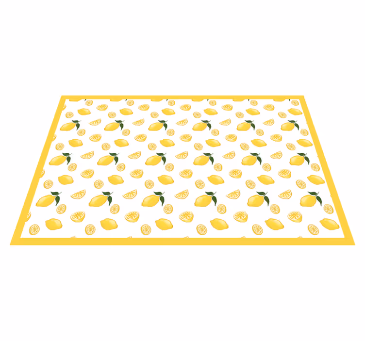 Original placemat lemon patterned surface - TenStickers