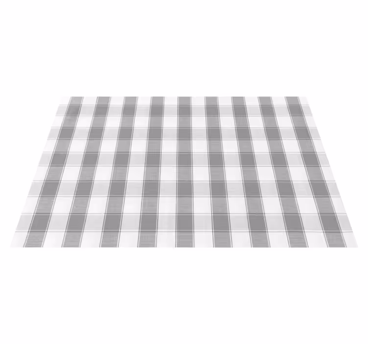 Classic checkered pattern placemat - TenStickers
