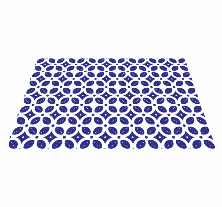 Placemat with geometric pattern overlay - TenStickers