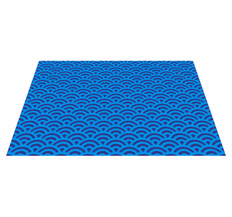 Placemat curved wave design - TenStickers