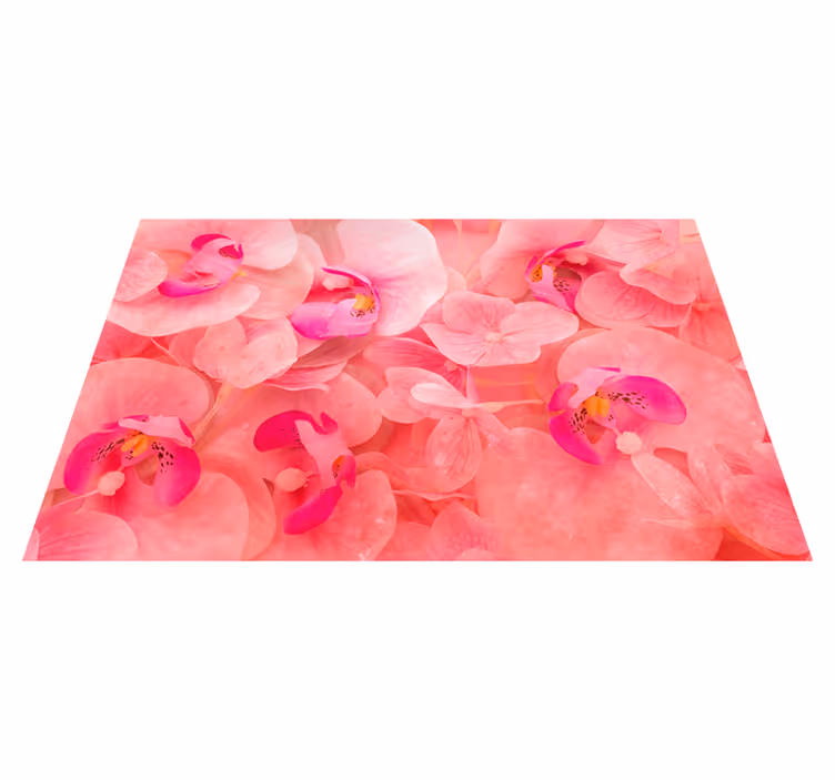 Placemat graceful bloom arrangement - TenStickers