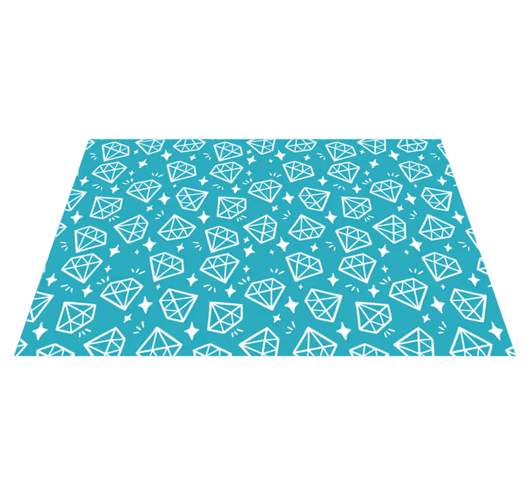 Original placemat with diamond pattern design - TenStickers