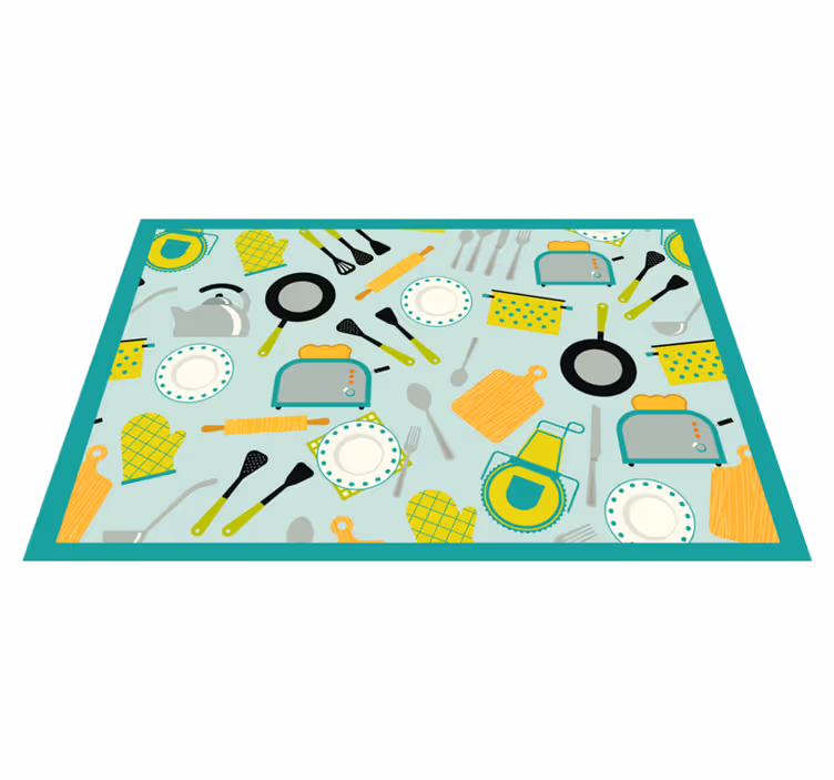 Original placemat with kitchen utensil design - TenStickers