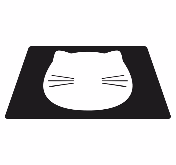 Original placemat cat face design - TenStickers