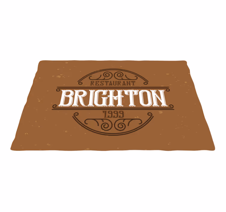 Restaurant Signs Personalised placemats - TenStickers