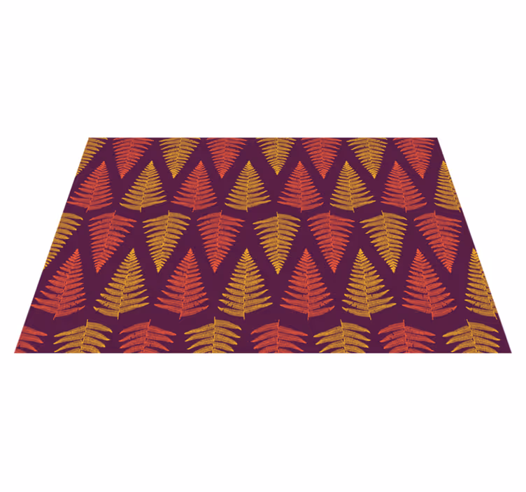 Fern leaves original placemats - TenStickers