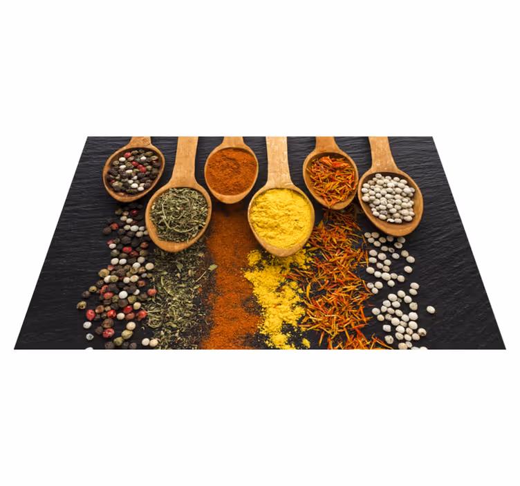 Original placemat waffle and spices - TenStickers
