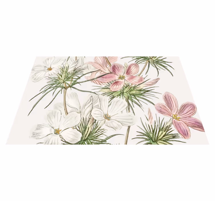 Original placemat floral botanical design - TenStickers