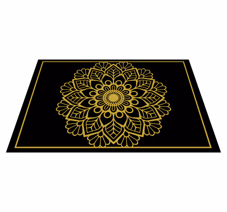 Elegant placemat with graceful botanical design - TenStickers