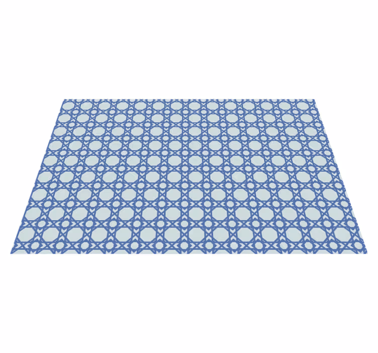 Elegant blue pattern placemat - TenStickers