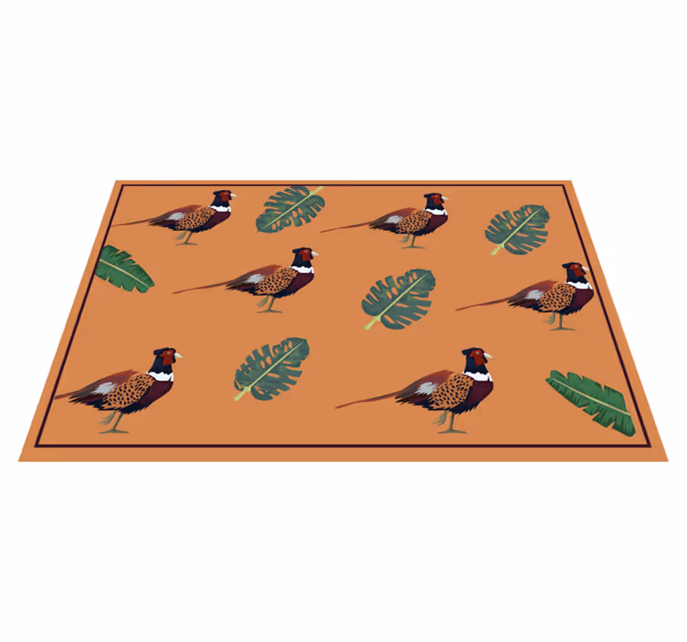 Pheasants pattern original placemat - TenStickers