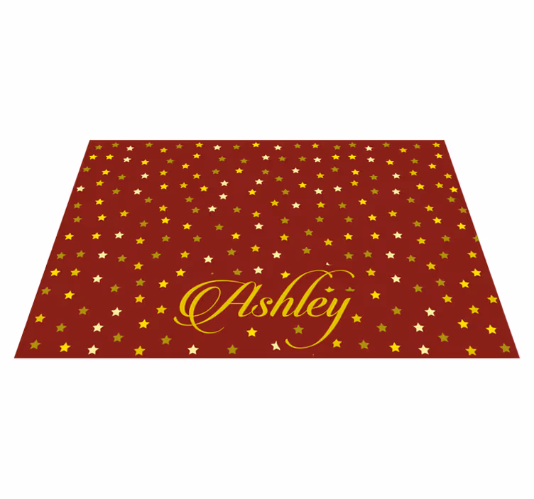 Customisable placemat starry personalized mat - TenStickers