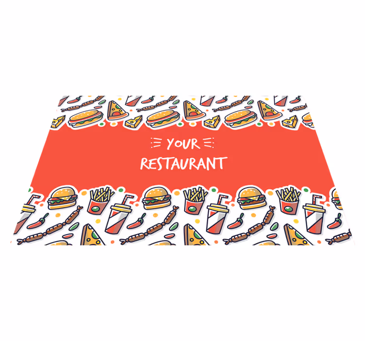 Original placemat food-inspired artwork - TenStickers