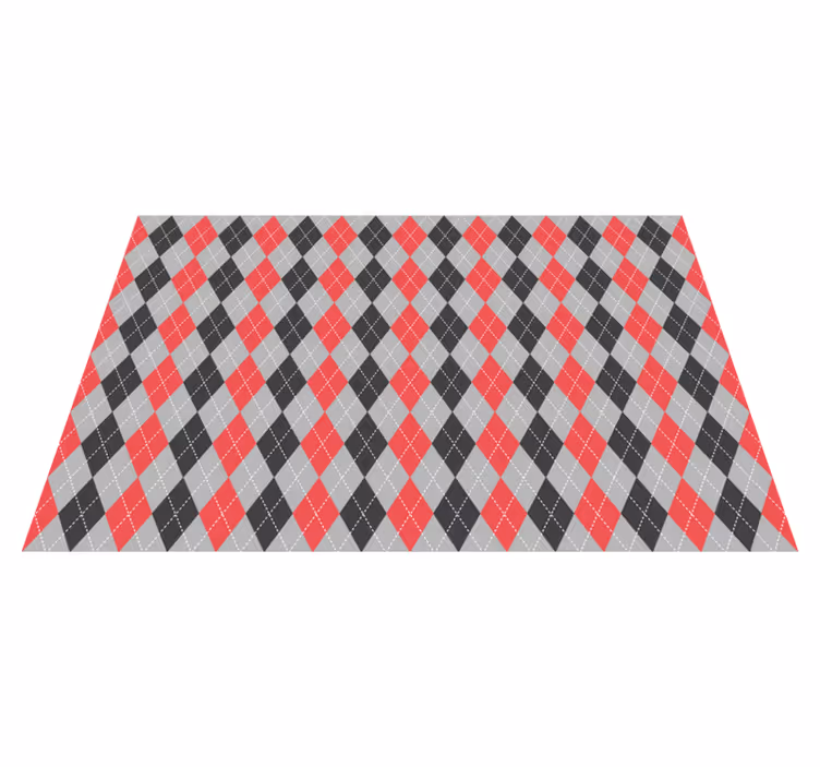 Placemat geometric argyle pattern - TenStickers