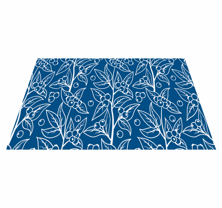 Delicate Floral Pattern placemat - TenStickers