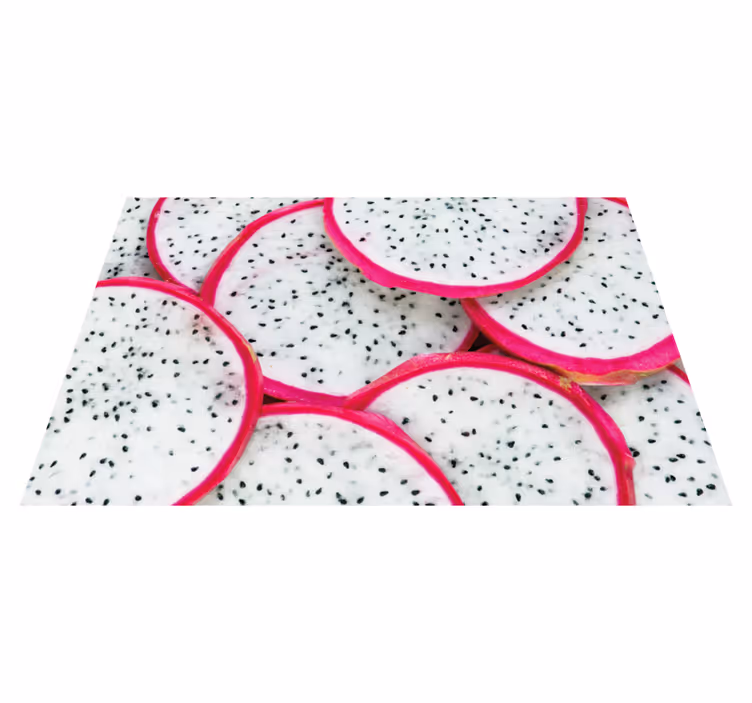 Dragon fruit slices Vinyl placemats - TenStickers
