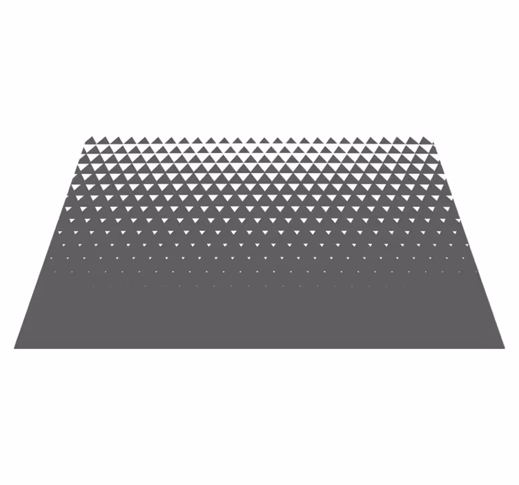 Triangle pattern overlay placemat - TenStickers