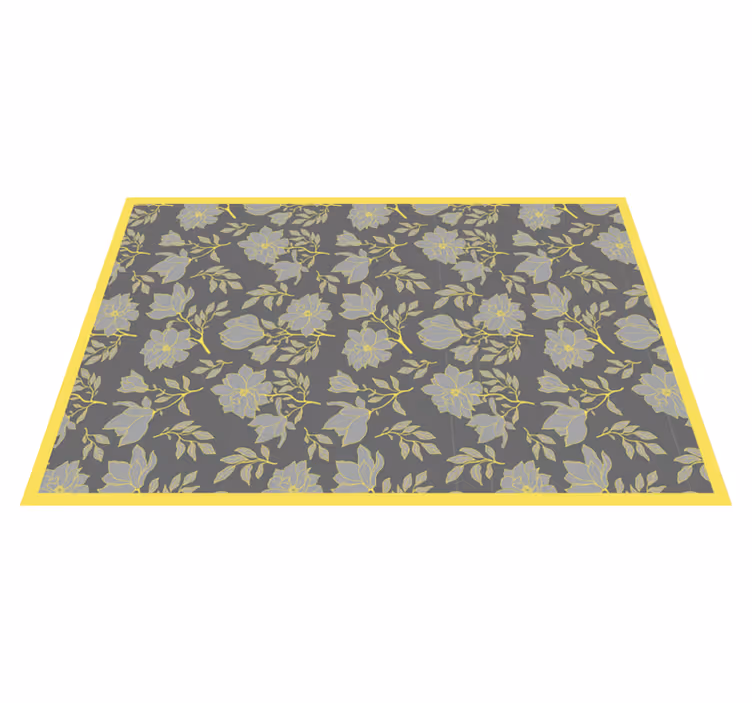 Original placemat with floral print design - TenStickers
