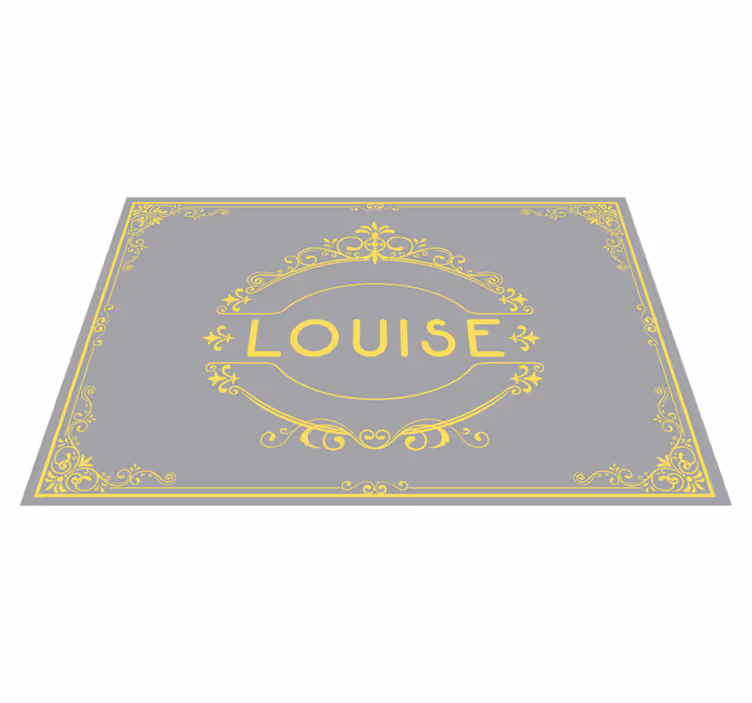 Customisable placemat with elegant name display - TenStickers