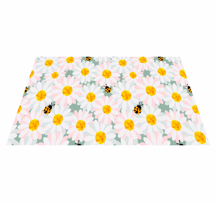Original placemat bright floral designs - TenStickers