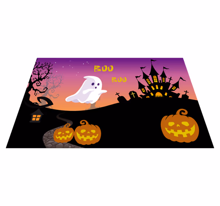 Boo Boo Halloween night Halloween placemats - TenStickers