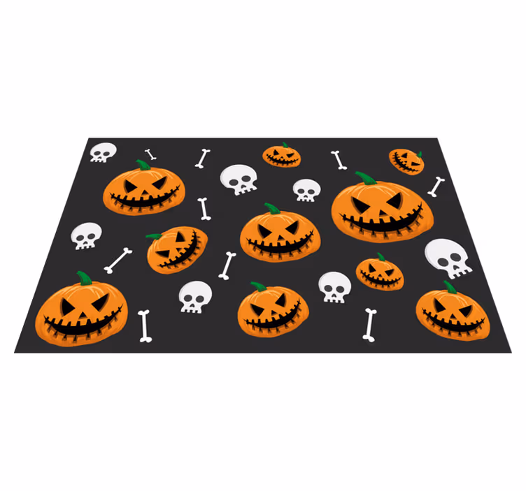 Halloween placemat with pumpkin design - TenStickers