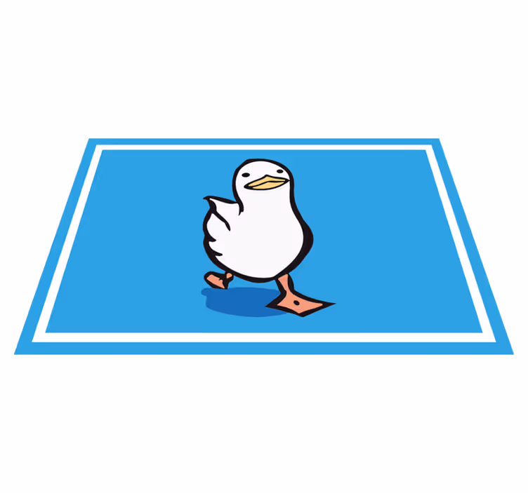 Children placemat cartoon duck design - TenStickers