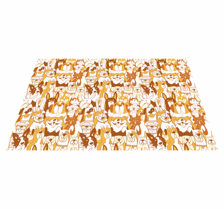 Children placemat with fun animal design - TenStickers