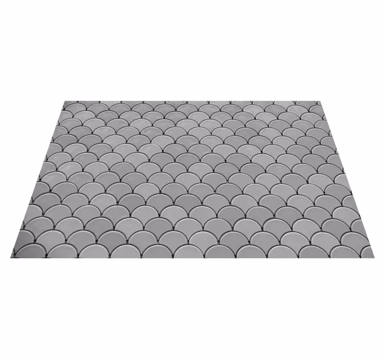 Scalloped pattern placemat - TenStickers