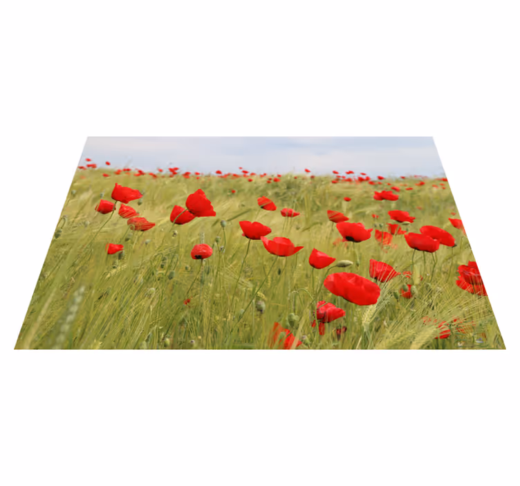 Original placemat poppy field placemats - TenStickers