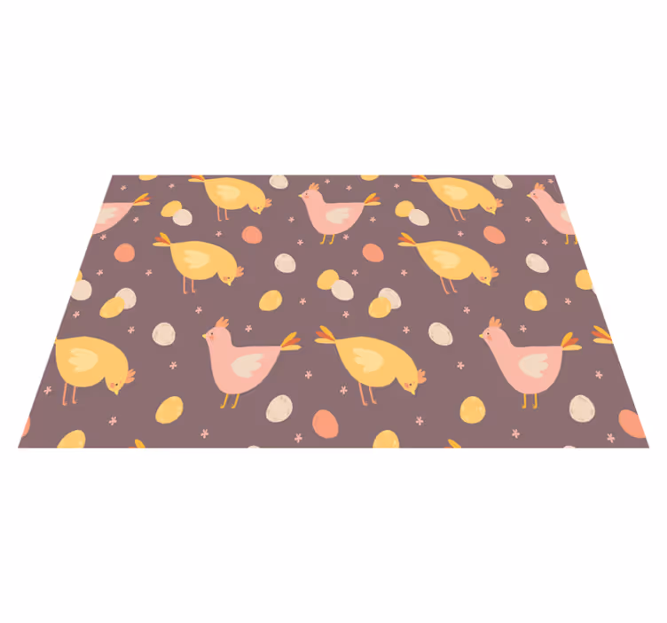 Children placemat with charming bird design - TenStickers