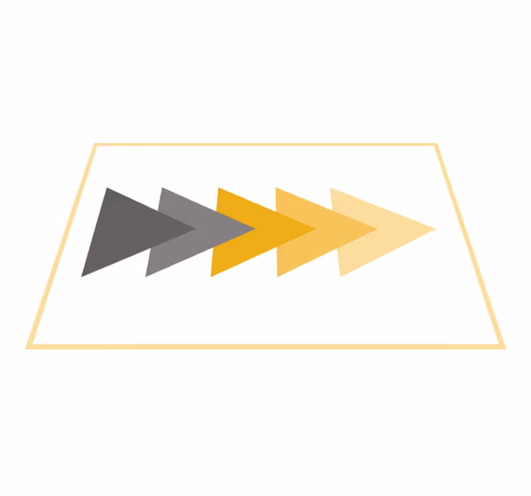 Original placemat arrow pattern design - TenStickers