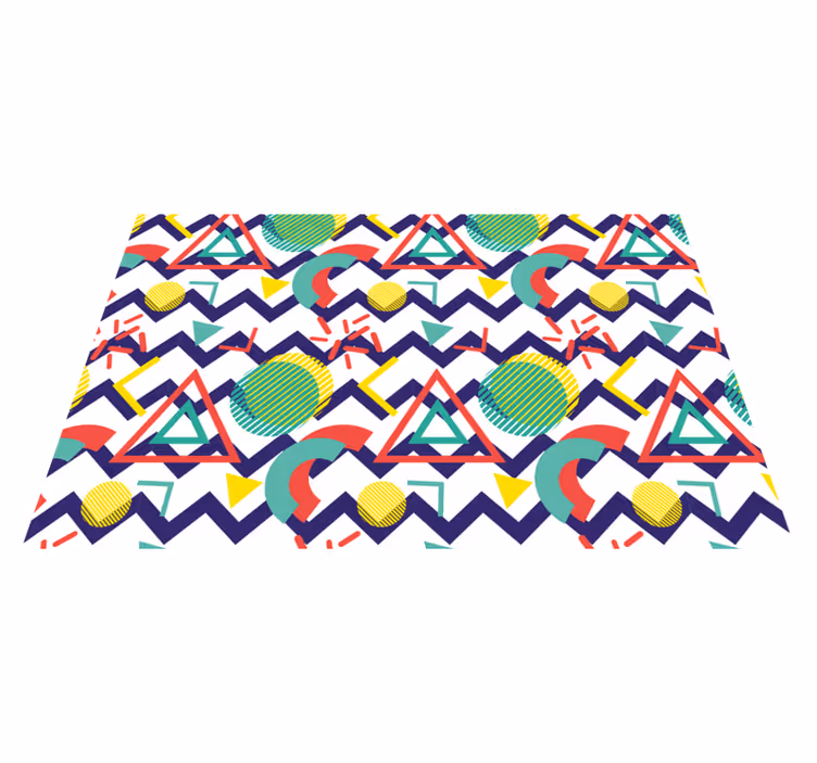 Geometry Pattern Design modern placemat - TenStickers