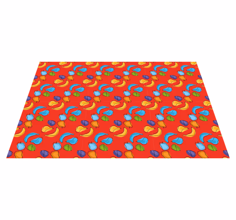 Original placemat colorful fruit design - TenStickers