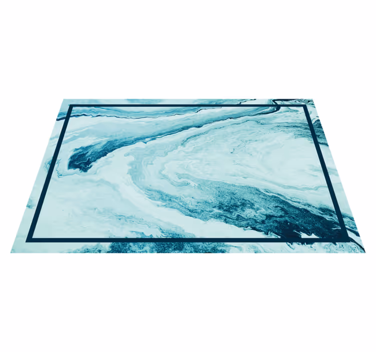 Ocean wave motif placemat - TenStickers