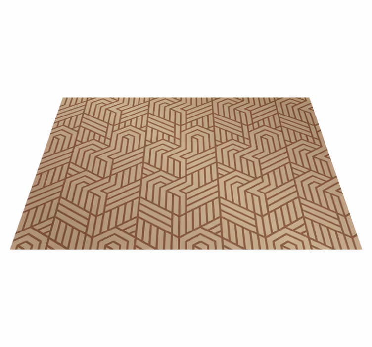 Modern placemat with geometric texture design - TenStickers