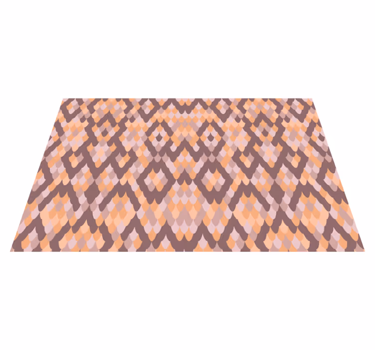 Geometric diamond patterns placemat - TenStickers